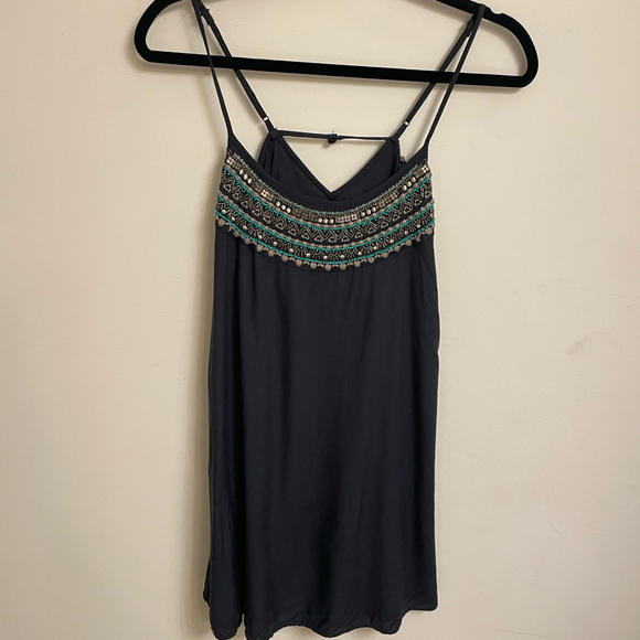 American Eagle Strappy Beaded Top Dress Size XS - Picture 1 of 5